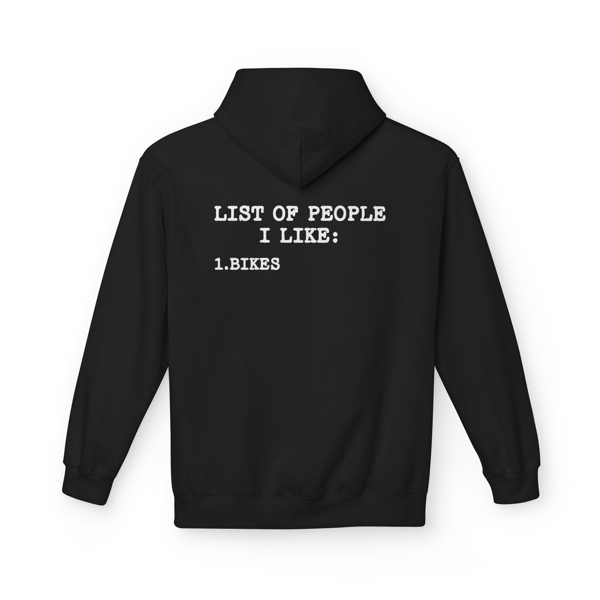 People I Like Hoodie Black