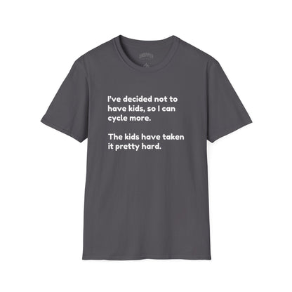 No Kids T-Shirt Charcoal