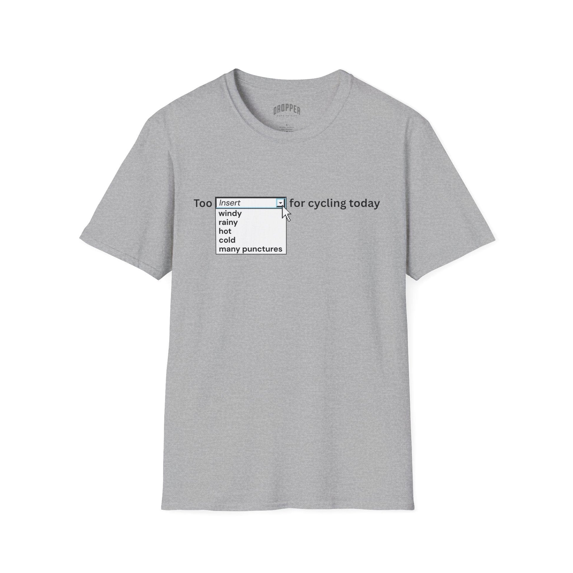 Excuses T-Shirt Sport Grey