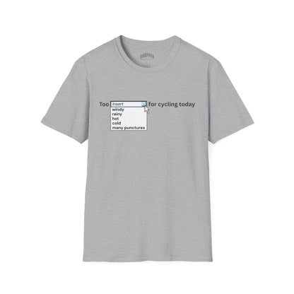 Excuses T-Shirt Sport Grey