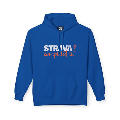 Strava? Completed It. Hoodie Royal