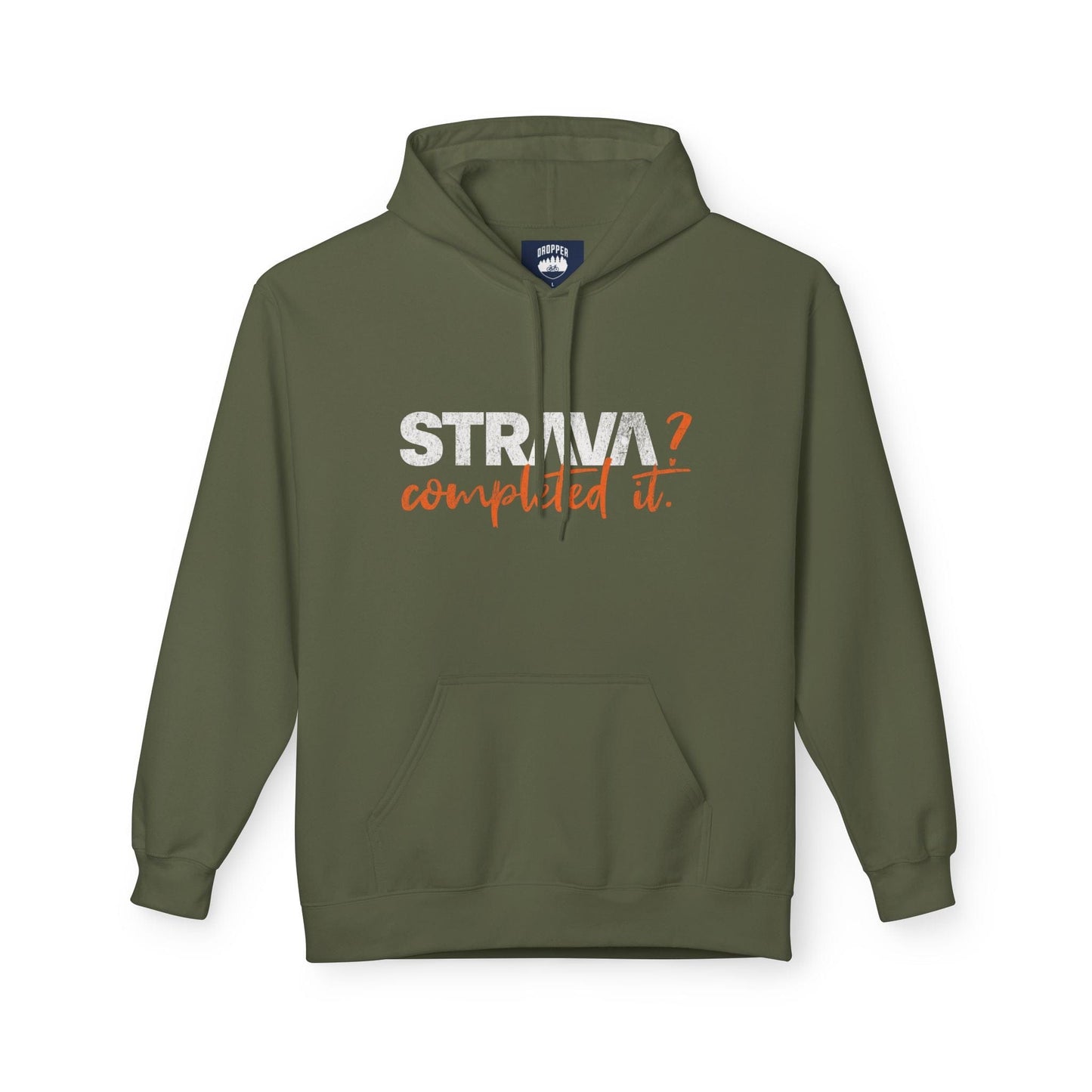 Strava? Completed It. Hoodie Military Green