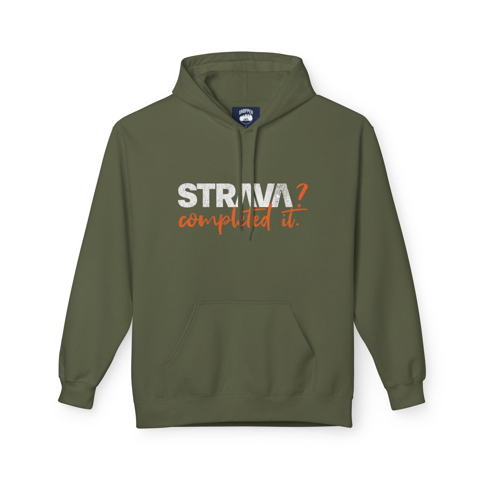 Strava? Completed It. Hoodie Military Green