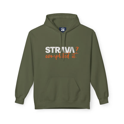 Strava? Completed It. Hoodie Military Green