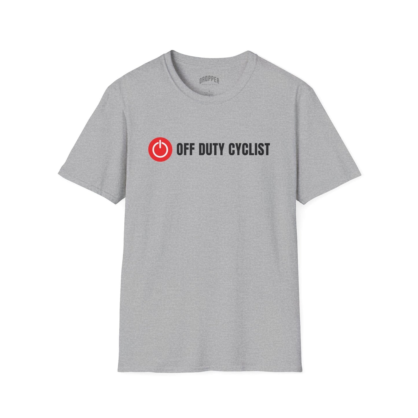 Off Duty Cyclist T-Shirt Sport Grey