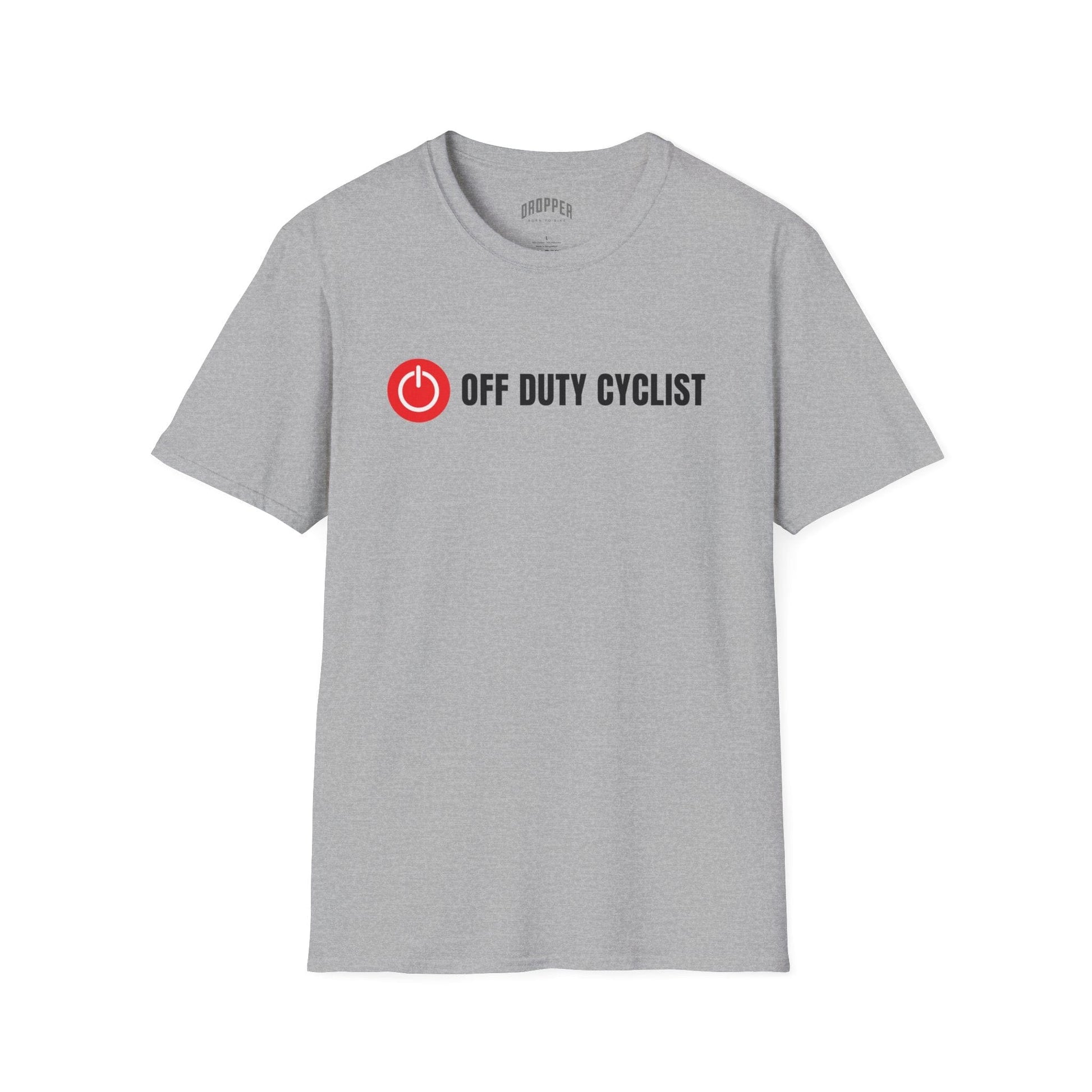 Off Duty Cyclist T-Shirt Sport Grey