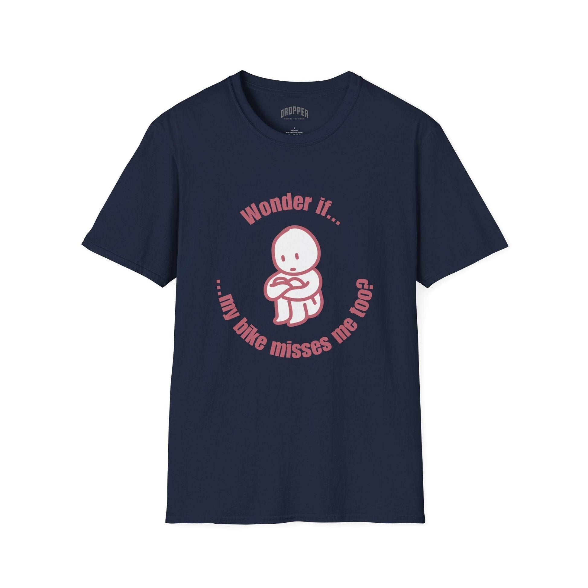 My Bike Misses Me T-Shirt Navy