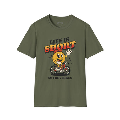 Life Is Short T-Shirt Military Green
