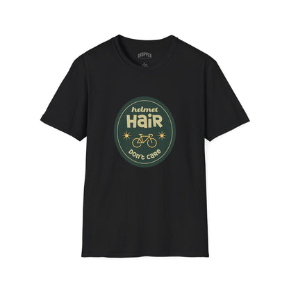 Helmet Hair T-Shirt Black