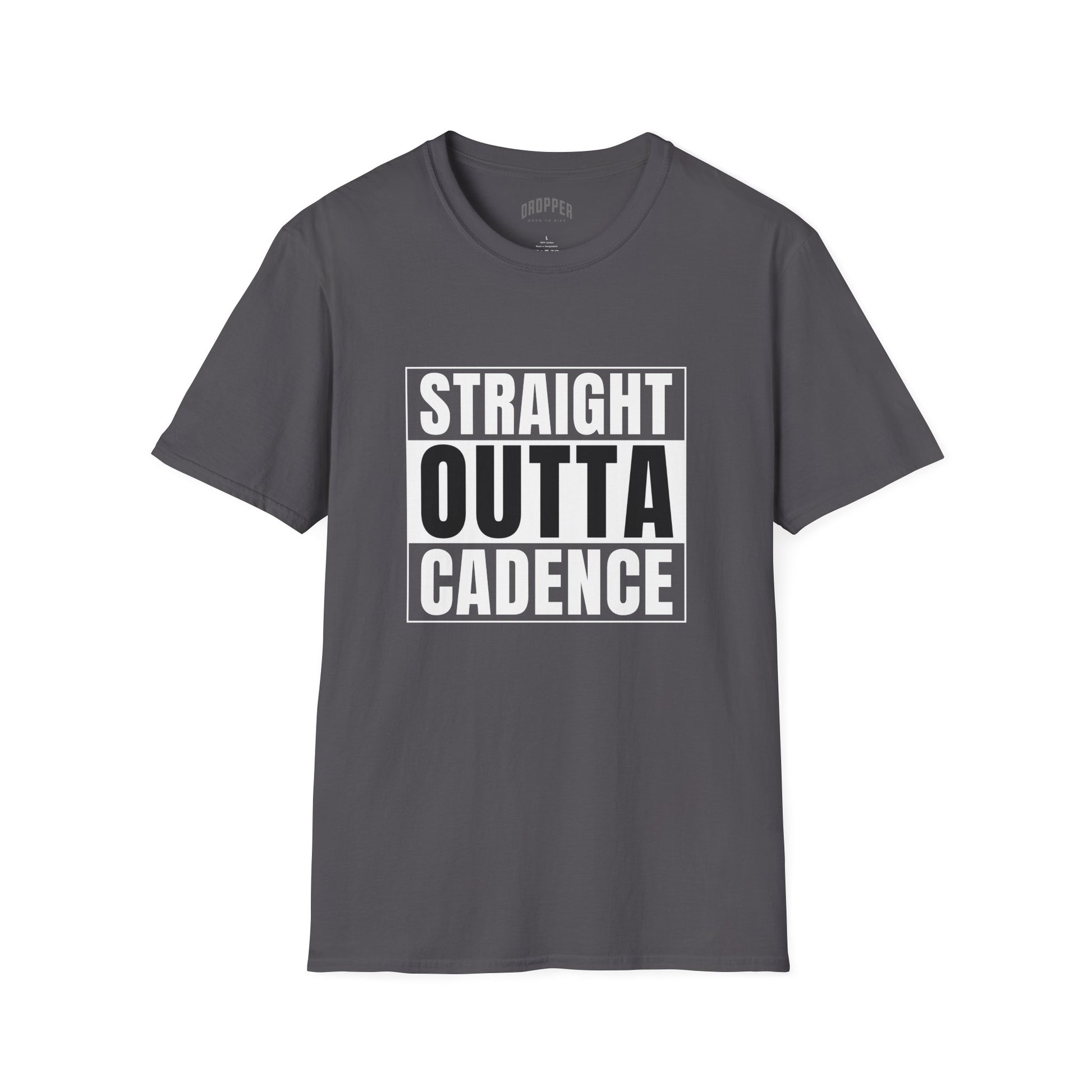 Straight Outta T-Shirt Charcoal