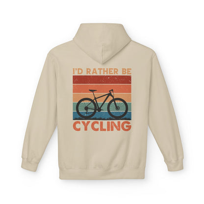 I'd Rather Be Cycling Hoodie Sand