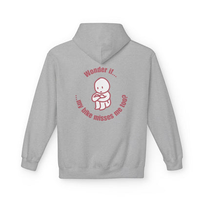 My Bike Misses Me Hoodie Sport Grey