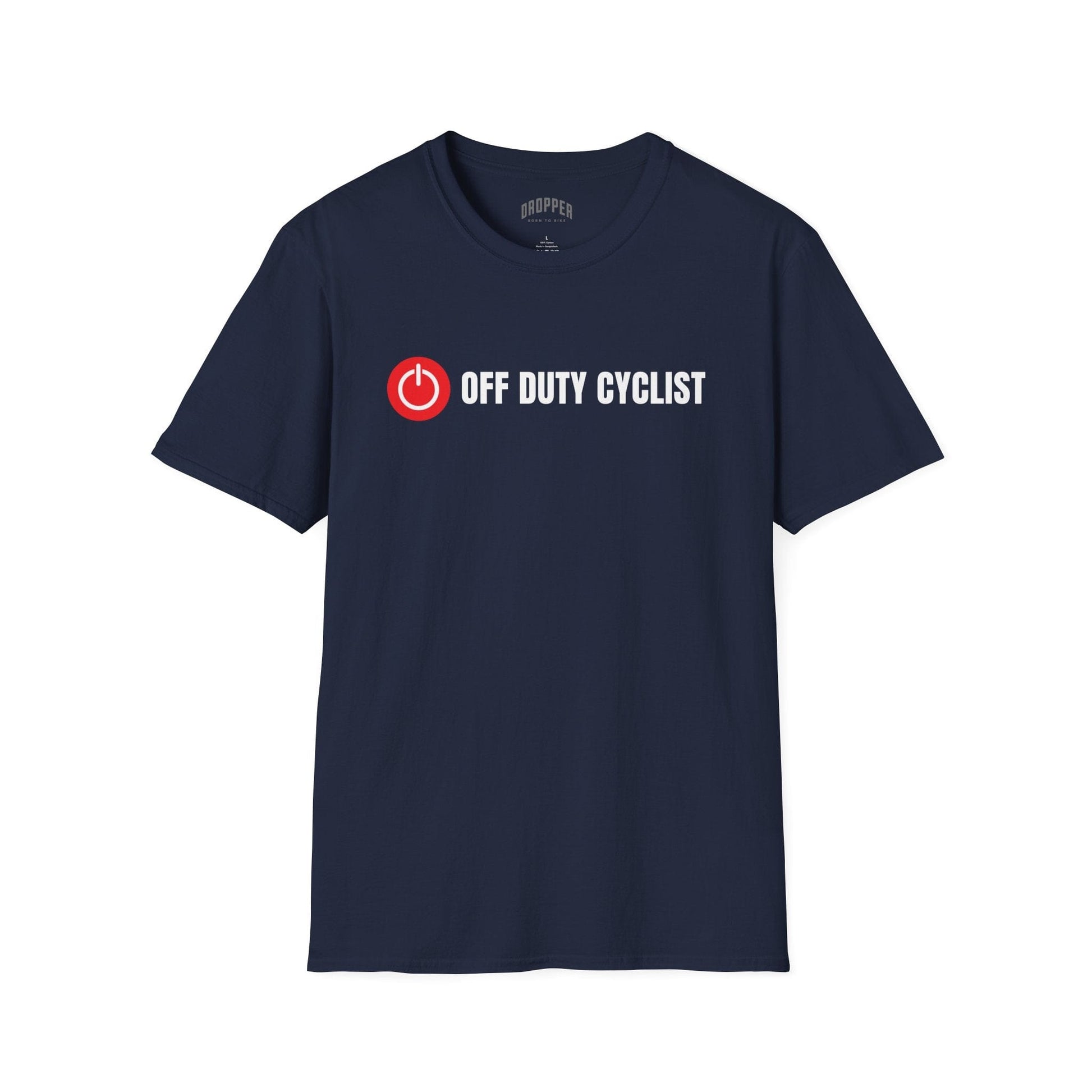 Off Duty Cyclist T-Shirt Navy