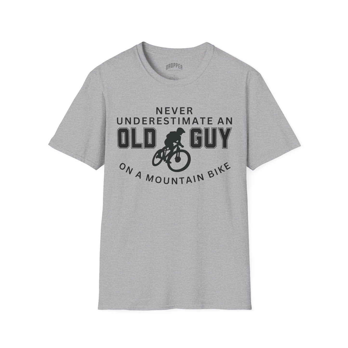 Never Underestimate An Old Guy MTB T-Shirt