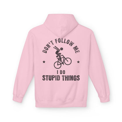 I Do Stupid Things Hoodie Light Pink
