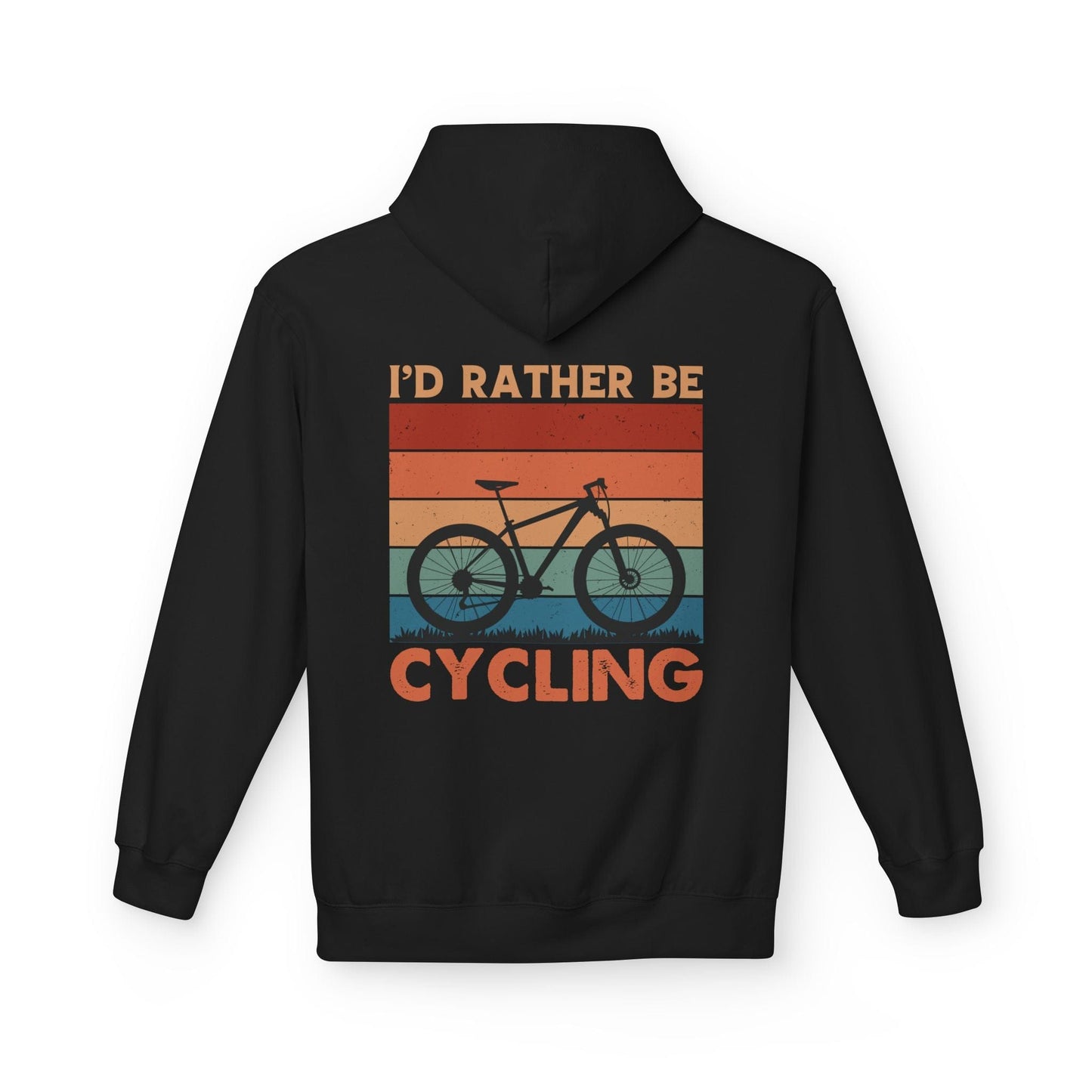 I'd Rather Be Cycling Hoodie Black