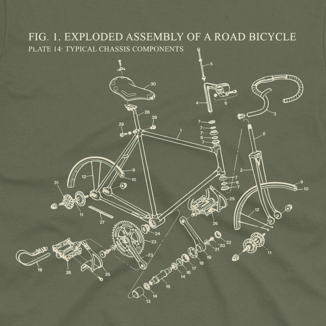 Exploded Drawing T-Shirt