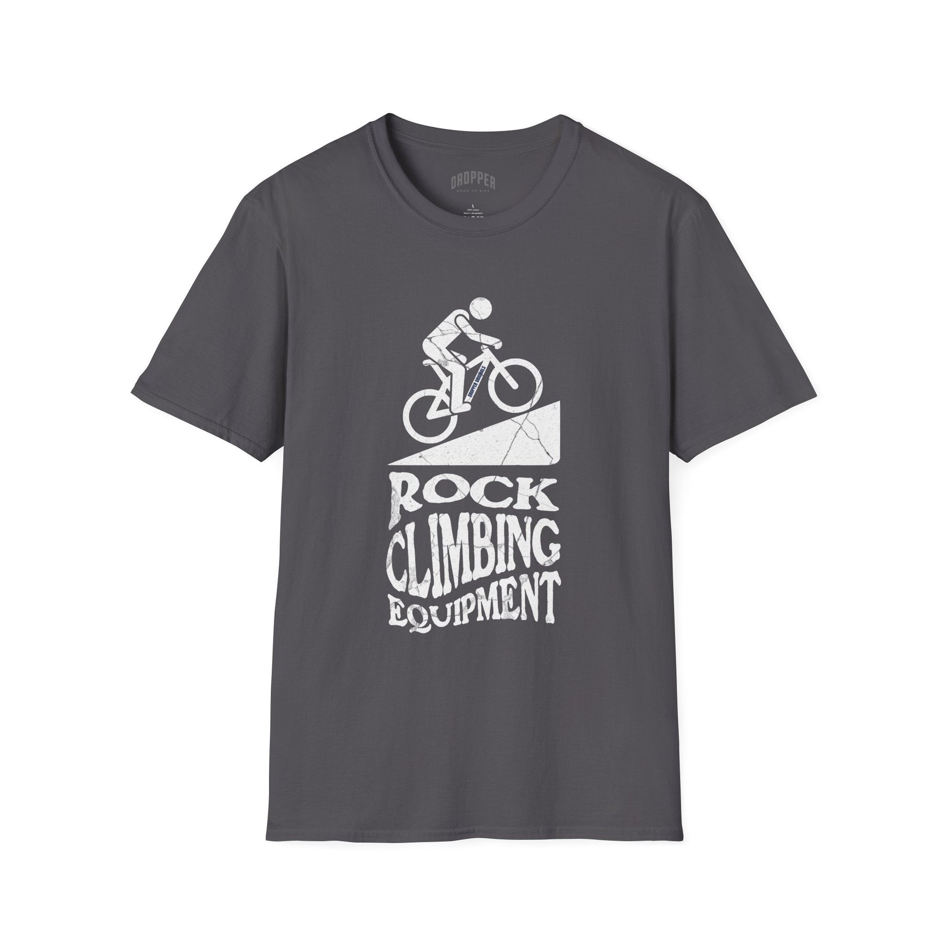 Rock Climbing T-Shirt Charcoal