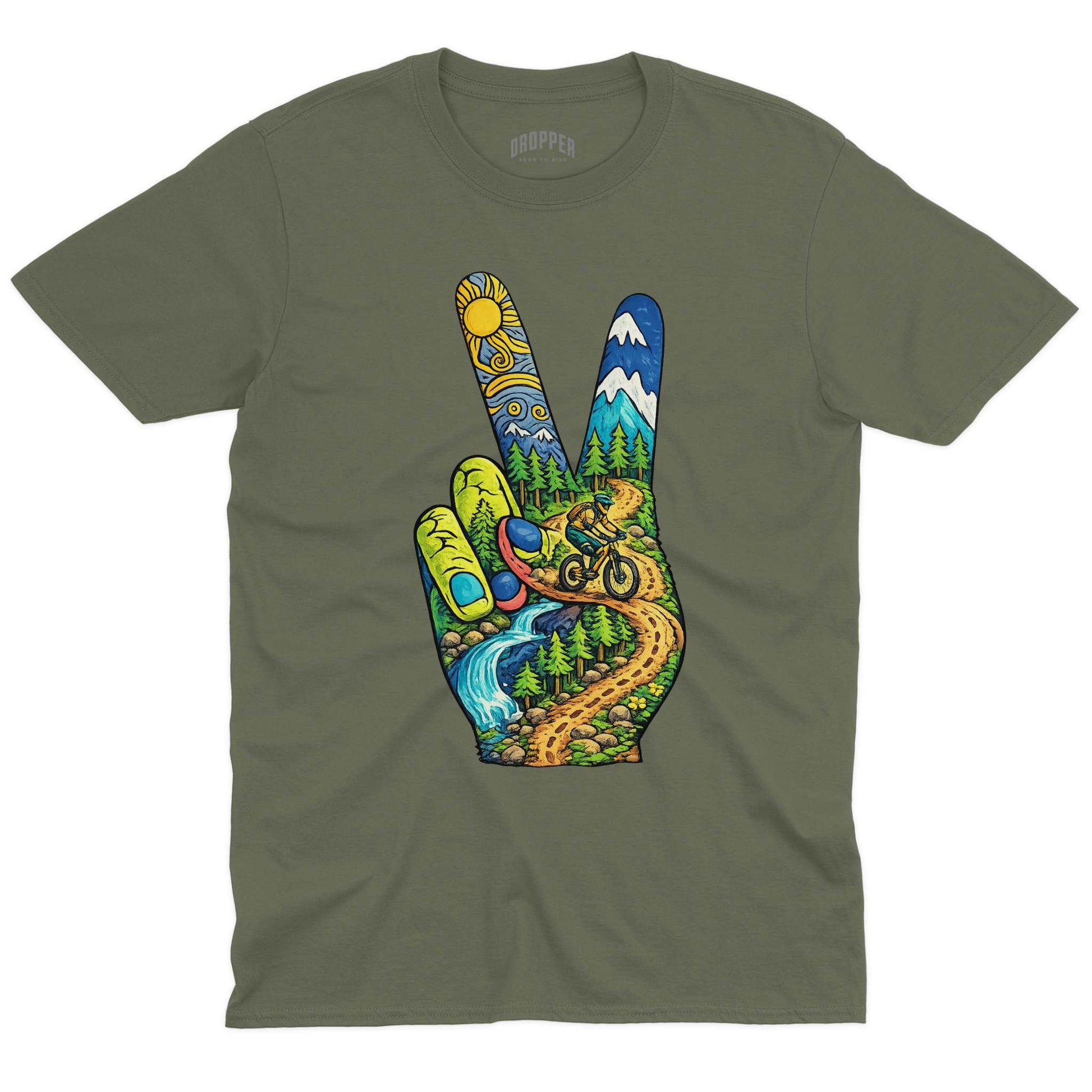 Funky Rider T-Shirt Military Green