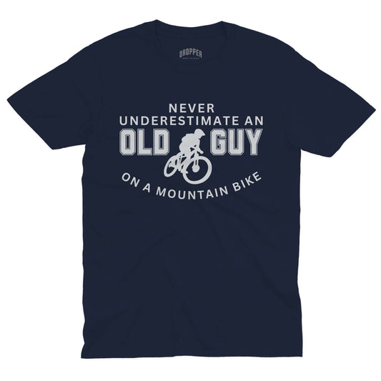 Never Underestimate An Old Guy MTB T-Shirt