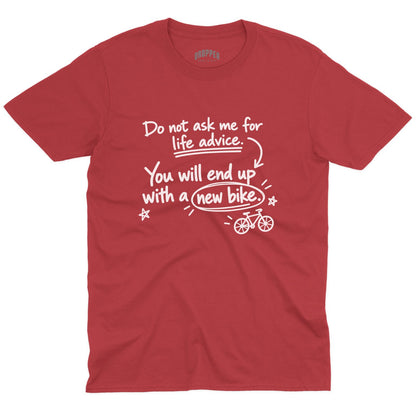 Life Advice T-Shirt Red