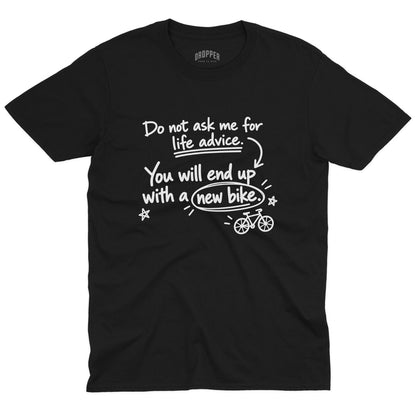Life Advice T-Shirt Black