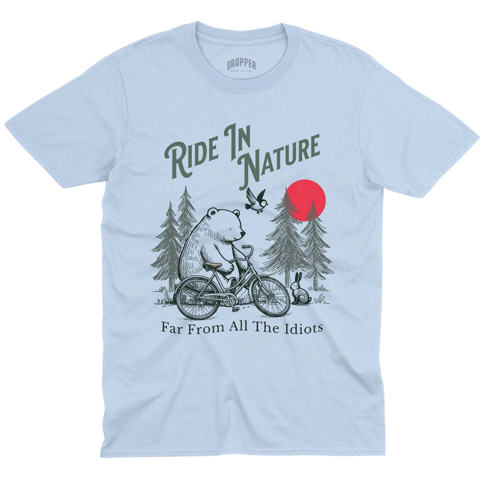 Far From The Idiots T-Shirt Light Blue