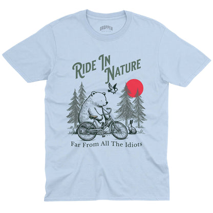 Far From The Idiots T-Shirt Light Blue