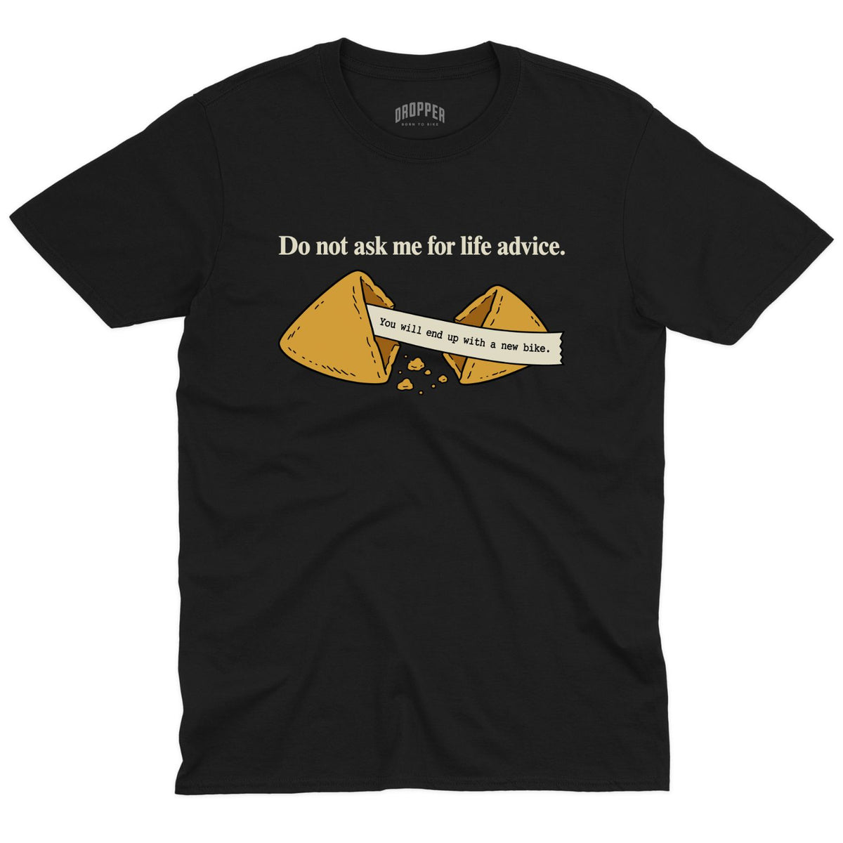 Fortune Cookie T-Shirt Black