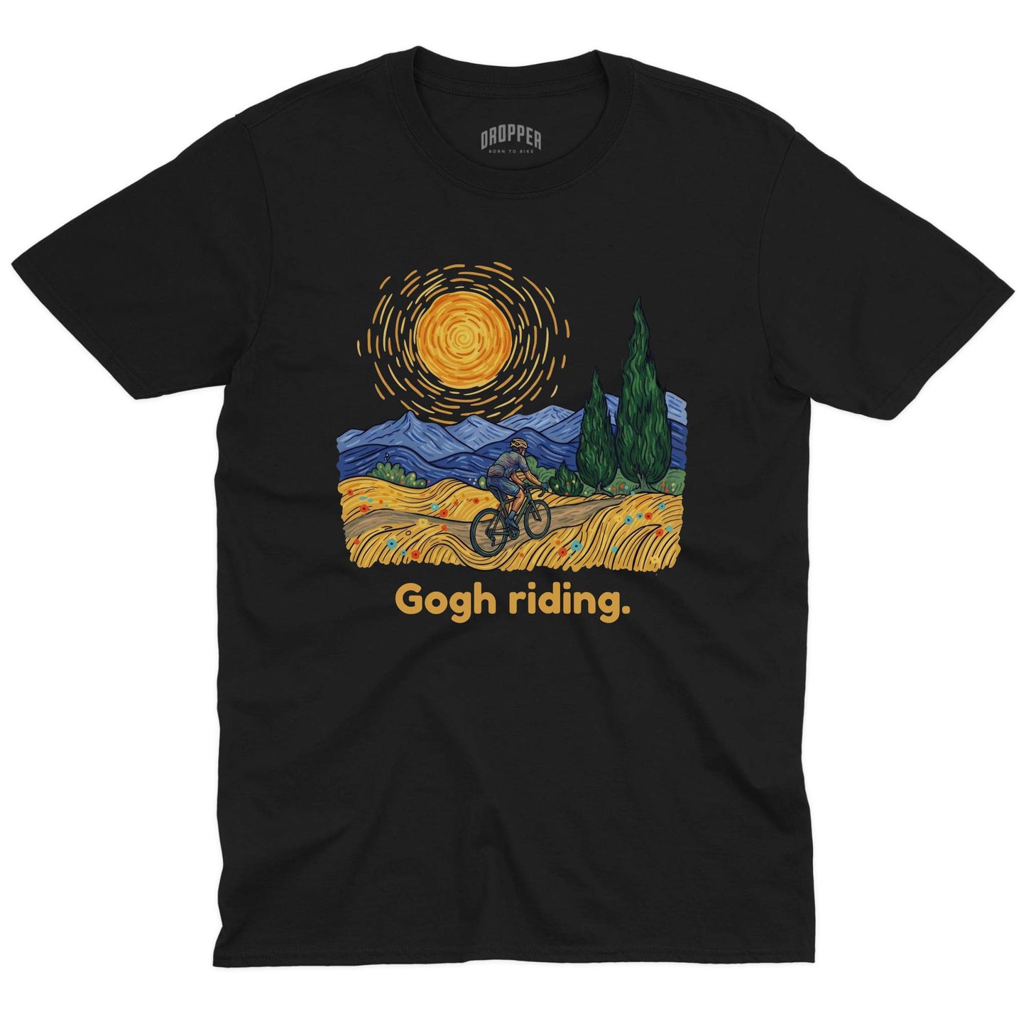 Gogh Riding T-Shirt Black