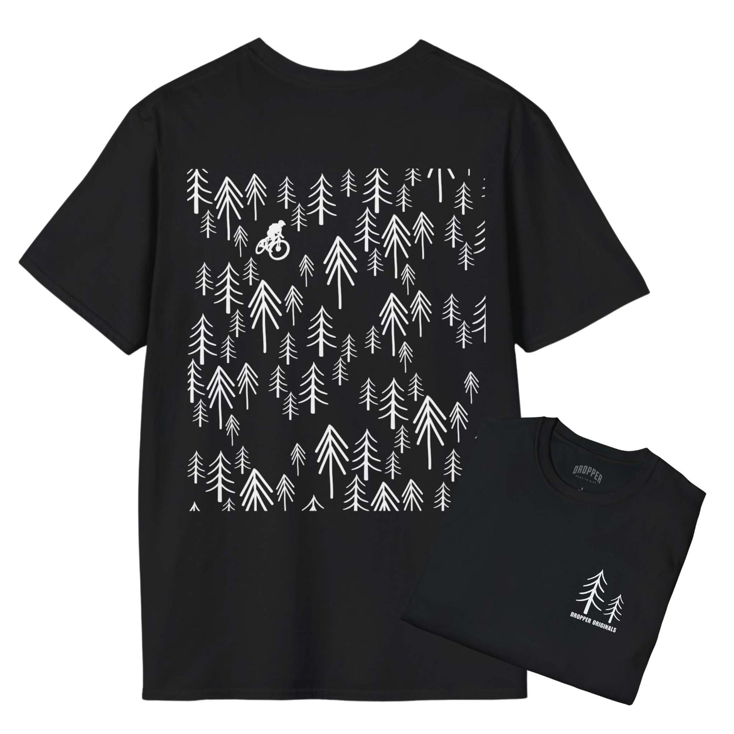 Forest Freedom [Back Print] T-Shirt Black