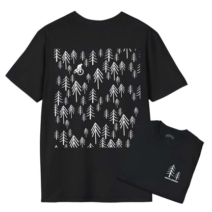 Forest Freedom [Back Print] T-Shirt Black