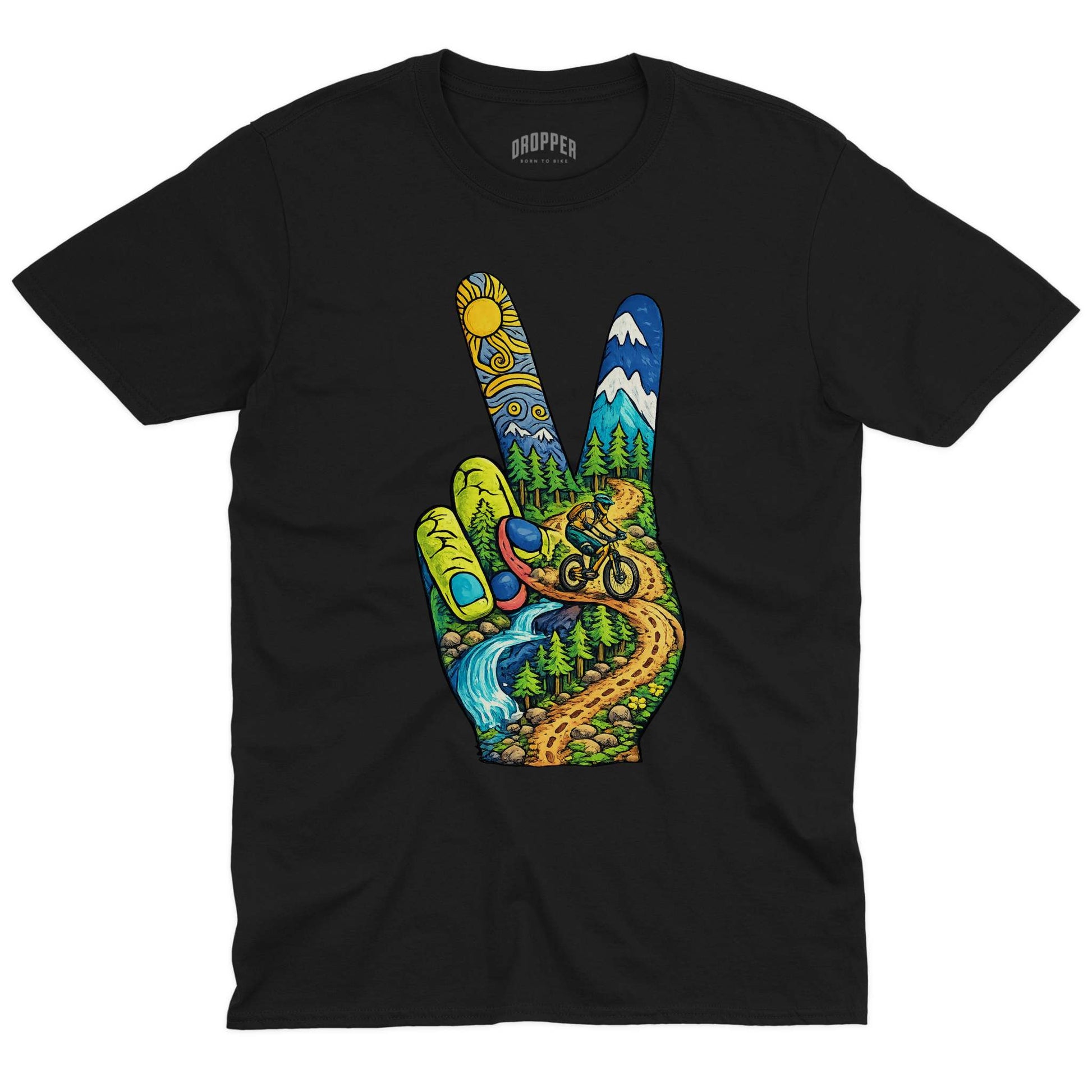 Funky Rider T-Shirt Black