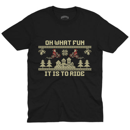 Oh What Fun T-Shirt Black