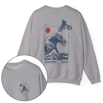 Hokkaido Wave [Back Print] Sweatshirt