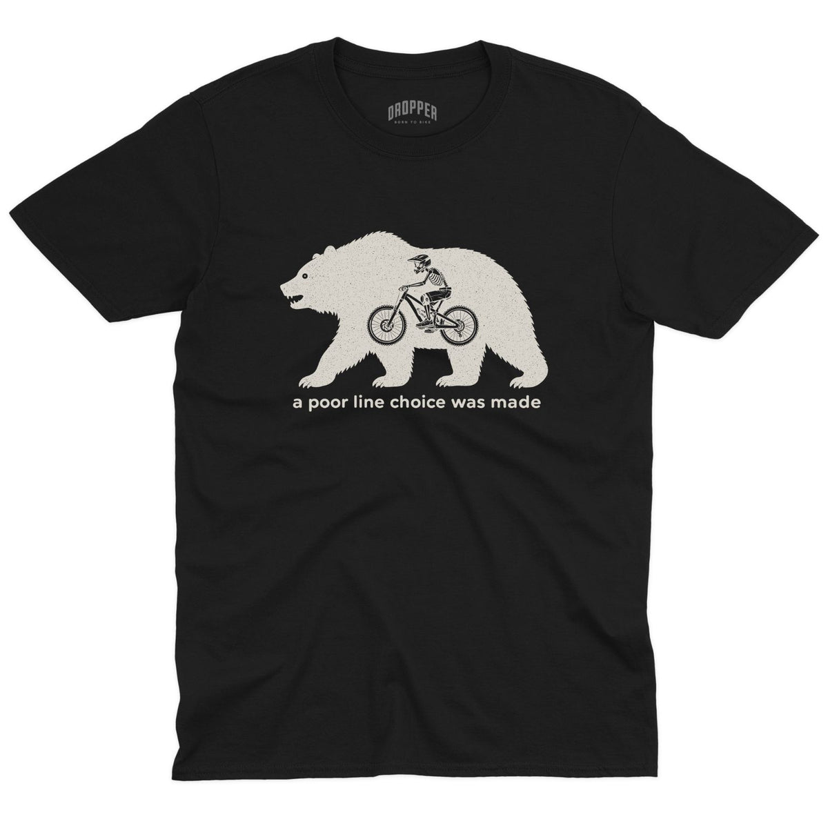 Poor Line Choice T-Shirt Black