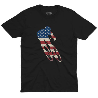 USA Road T-Shirt Black