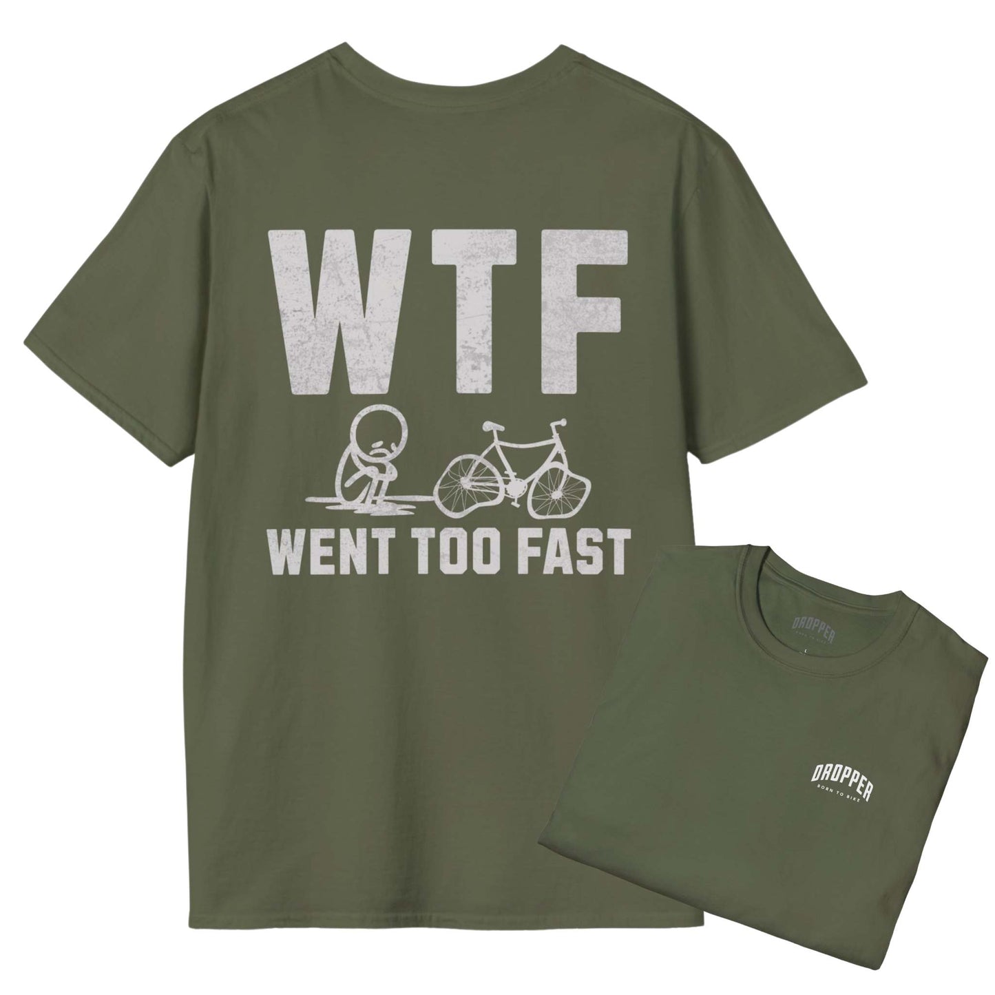 WTF [Back Print] T-Shirt