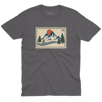 Road Stamp T-Shirt Charcoal