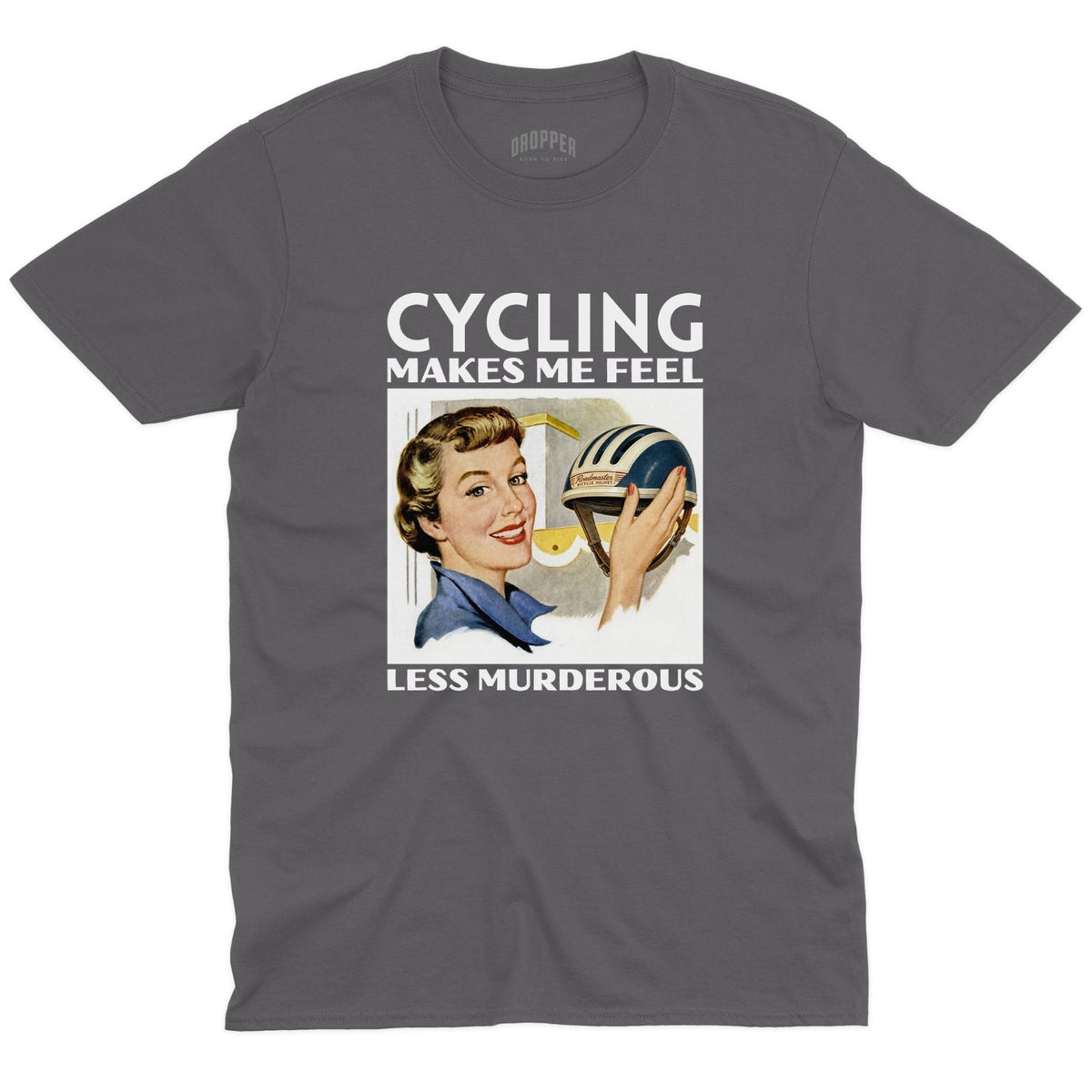 Less Murderous T-Shirt Charcoal