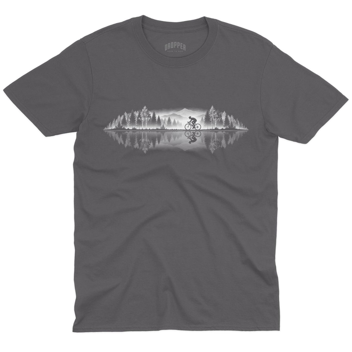 Still Lake Road T-Shirt Charcoal
