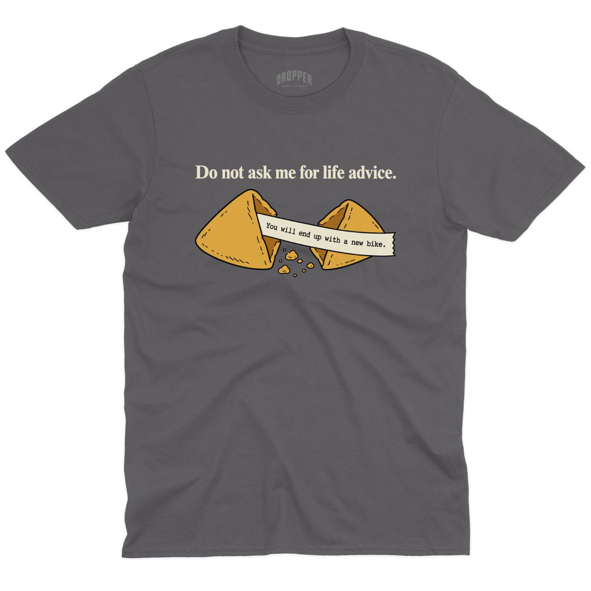 Fortune Cookie T-Shirt Charcoal
