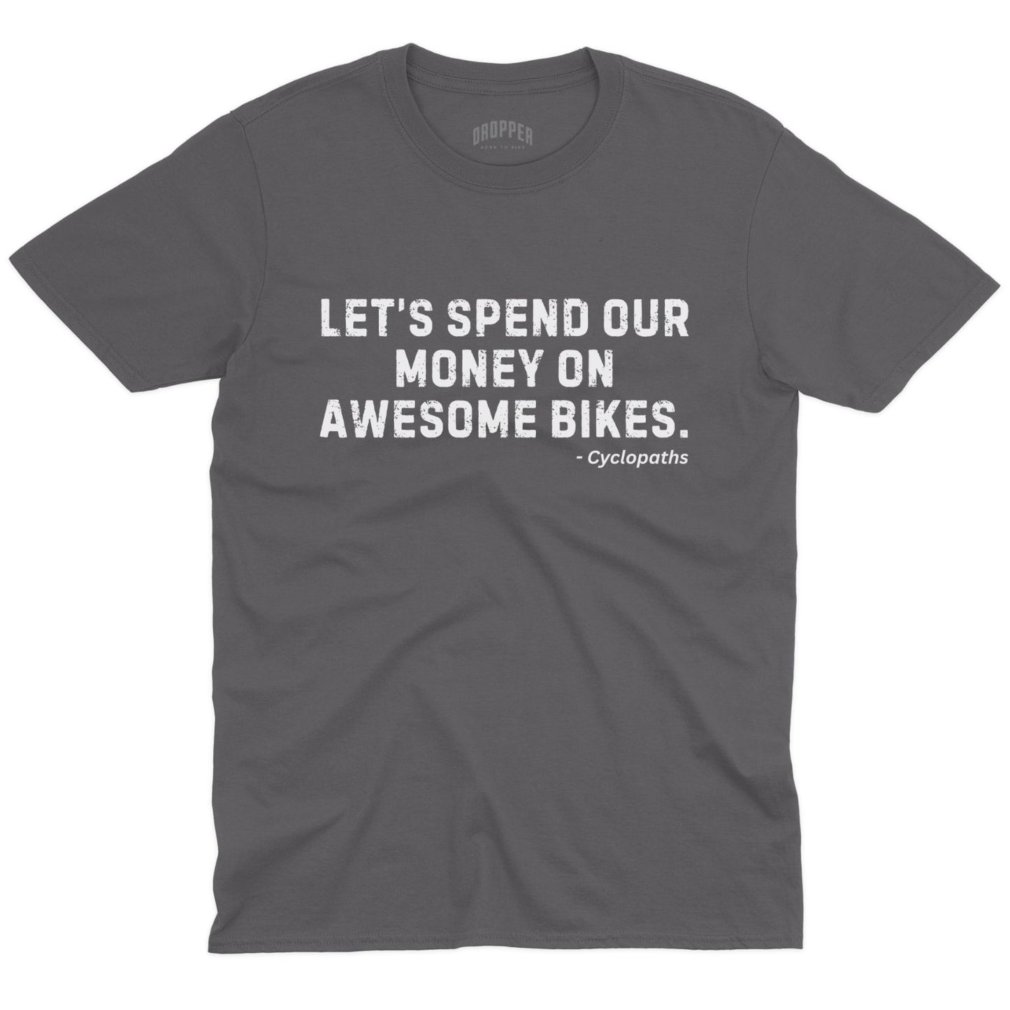 Awesome Bikes T-Shirt Charcoal