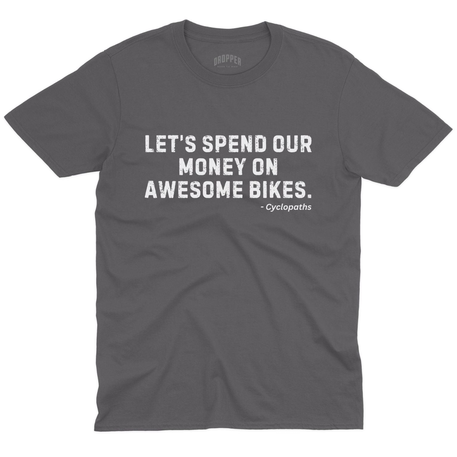 Awesome Bikes T-Shirt Charcoal