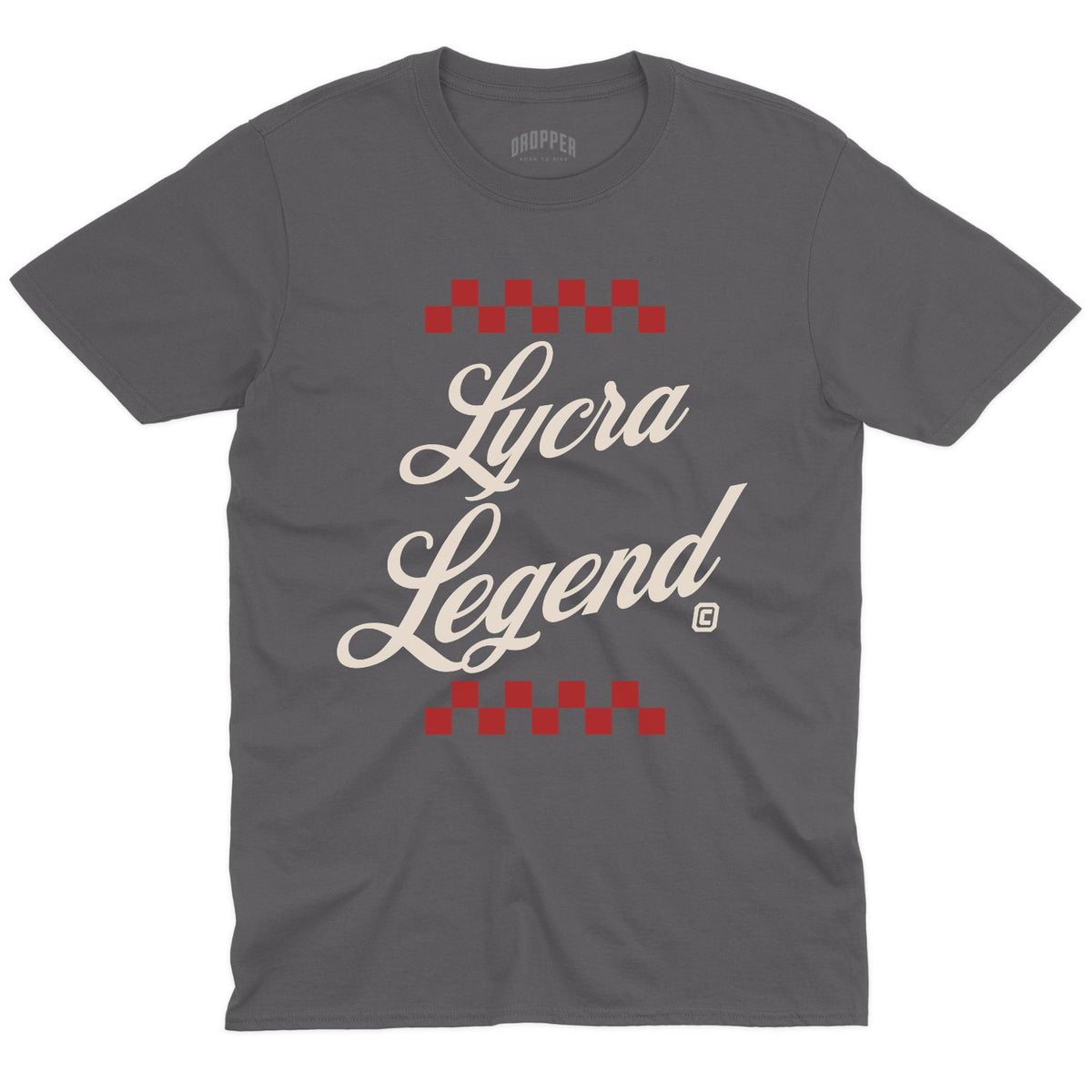 Lycra Legend T-Shirt Charcoal