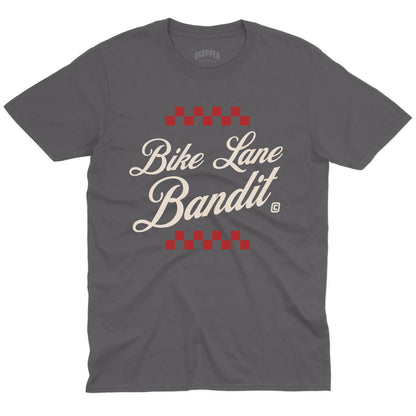 Bike Lane Bandit T-Shirt Charcoal