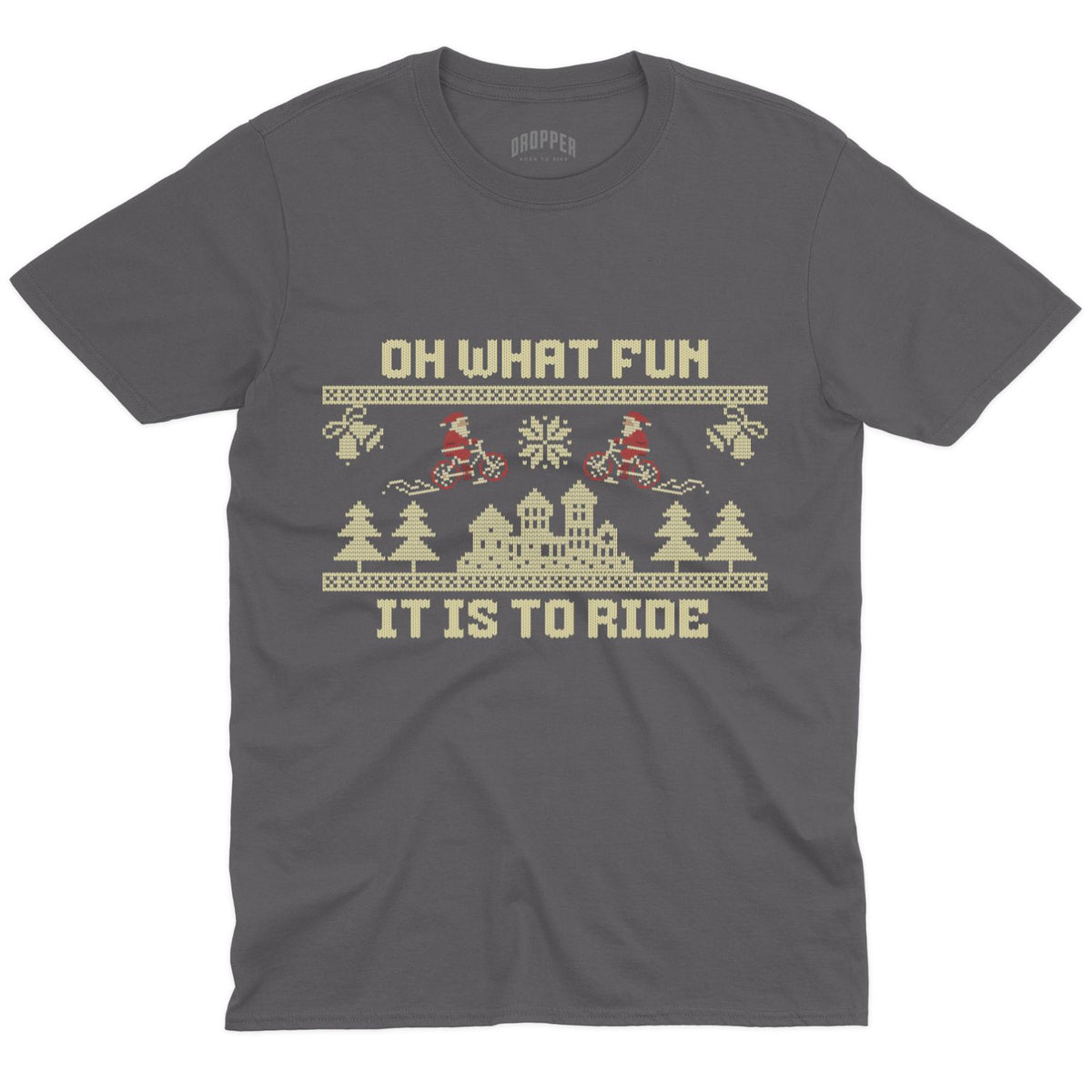 Oh What Fun T-Shirt Charcoal