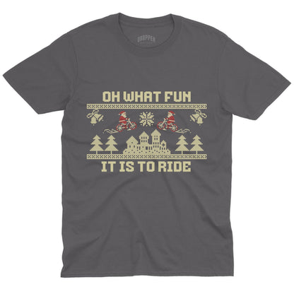 Oh What Fun T-Shirt Charcoal