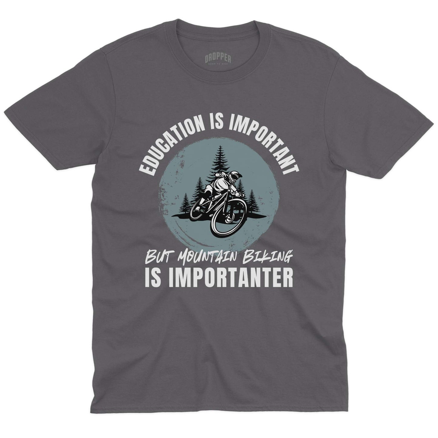 Education T-Shirt Charcoal