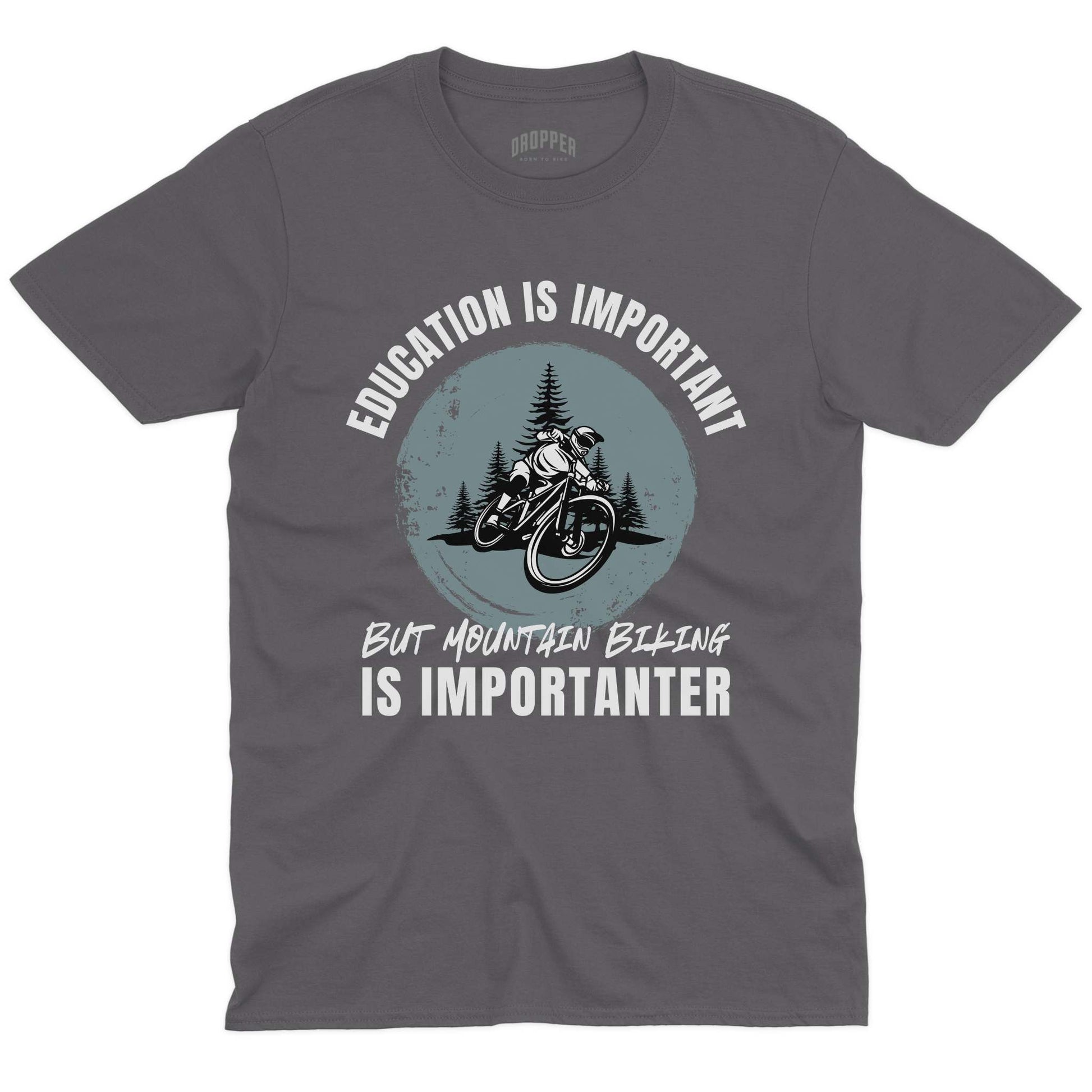 Education T-Shirt Charcoal